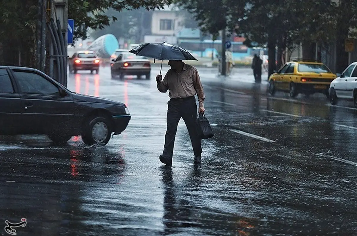 تصاویری رویایی از بارش باران تابستانی در گرگان