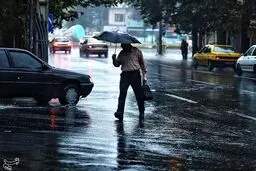 تصاویری رویایی از بارش باران تابستانی در گرگان