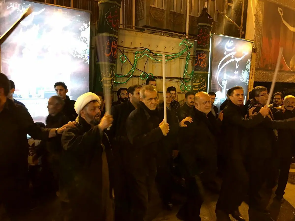 نایب رئیس مجلس و قاضی‌پور در عزاداری آذری‌ها/عکس