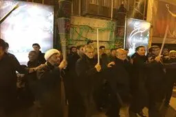 نایب رئیس مجلس و قاضی‌پور در عزاداری آذری‌ها/عکس