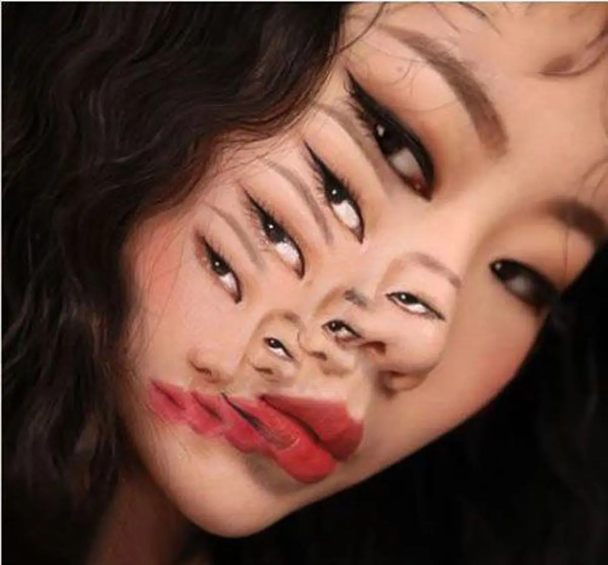 دختر هزار چهره معروف در اینستاگرام /عکس