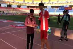 فیلم/ سلفی با بیرانوند در ورزشگاه خالی نقش جهان