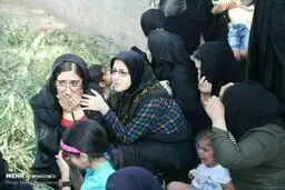 تصویری از ترس زنان و کودکان از حمله تروریستی امروز در اهواز