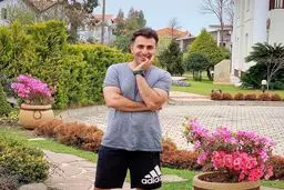 علیرضا طلیسچی با تیپ ورزشی + عکس