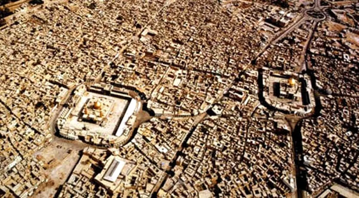 نخستین عکس هوایی ازکربلا عهد قاجار