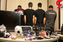 تصویر ۴ مرد پلید تهرانی که به آرایشگاه زنانه رفتند