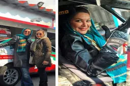 ورود خانم بازیگر به عرصه ورزش + عکس