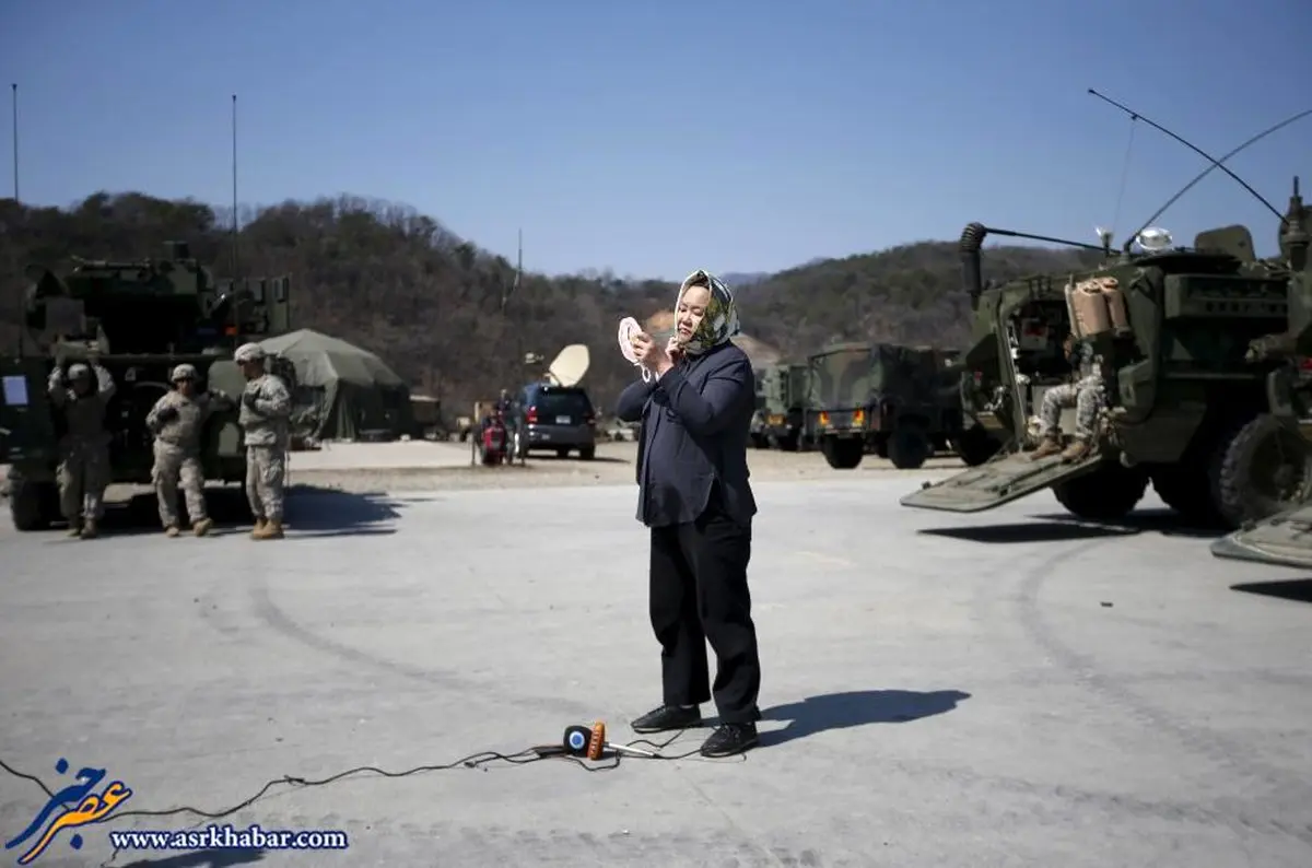 عکس جالب از خبرنگار زن پرس تی وی