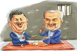 کاریکاتور/ شب نشینی هاشمی و رحیمی در اوین!