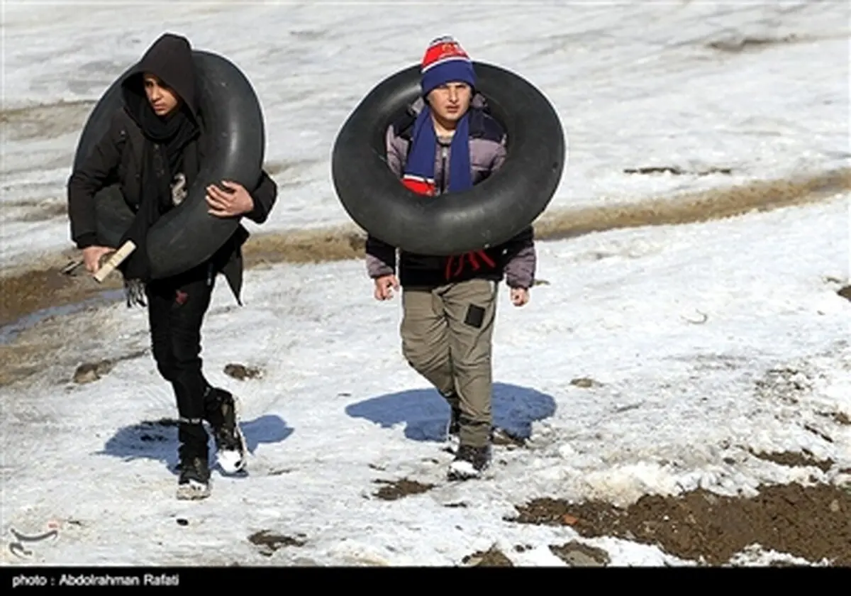 تصاویر/ تفریحات زمستانی در همدان