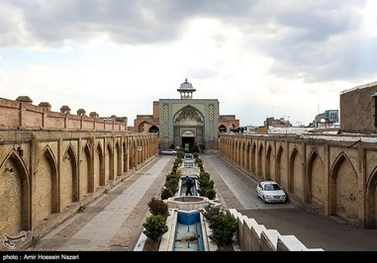 تصاویری از بزرگترین کاروانسرای سرپوشیده در ایران
