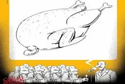 کاریکاتور/ سخنرانی شکمی - انتخاباتی!