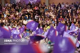 حاشیه های سخنرانی انتخاباتی روحانی در همدان/تصاویر
