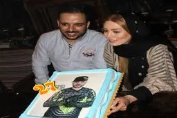 تصویری از سحر قریشی و برادرش که مدافع حرم شد