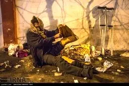 تصاویری تلخ از وضعیت کارتن خواب ها در فصل سرما