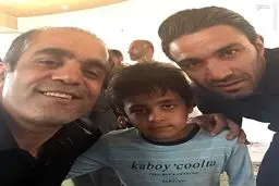 سلفی نکونام با پسر هادی نوروزی/عکس