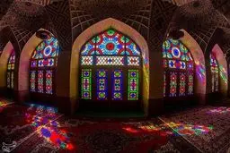 تصاویری نفس‌گیر از مسجد نصیرالملک