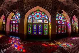 تصاویری نفس‌گیر از مسجد نصیرالملک