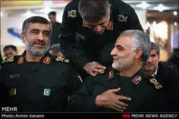 تصاویر حضور سردار سلیمانی در مراسم یادواره فرماندهان شهید نیروی زمینی سپاه