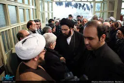 تسلیت سیدعلی خمینی به خانواده آیت‌الله هاشمی/عکس