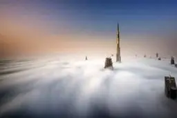 نمایی زیبا و جذاب از شهر دبی/ تصاویر