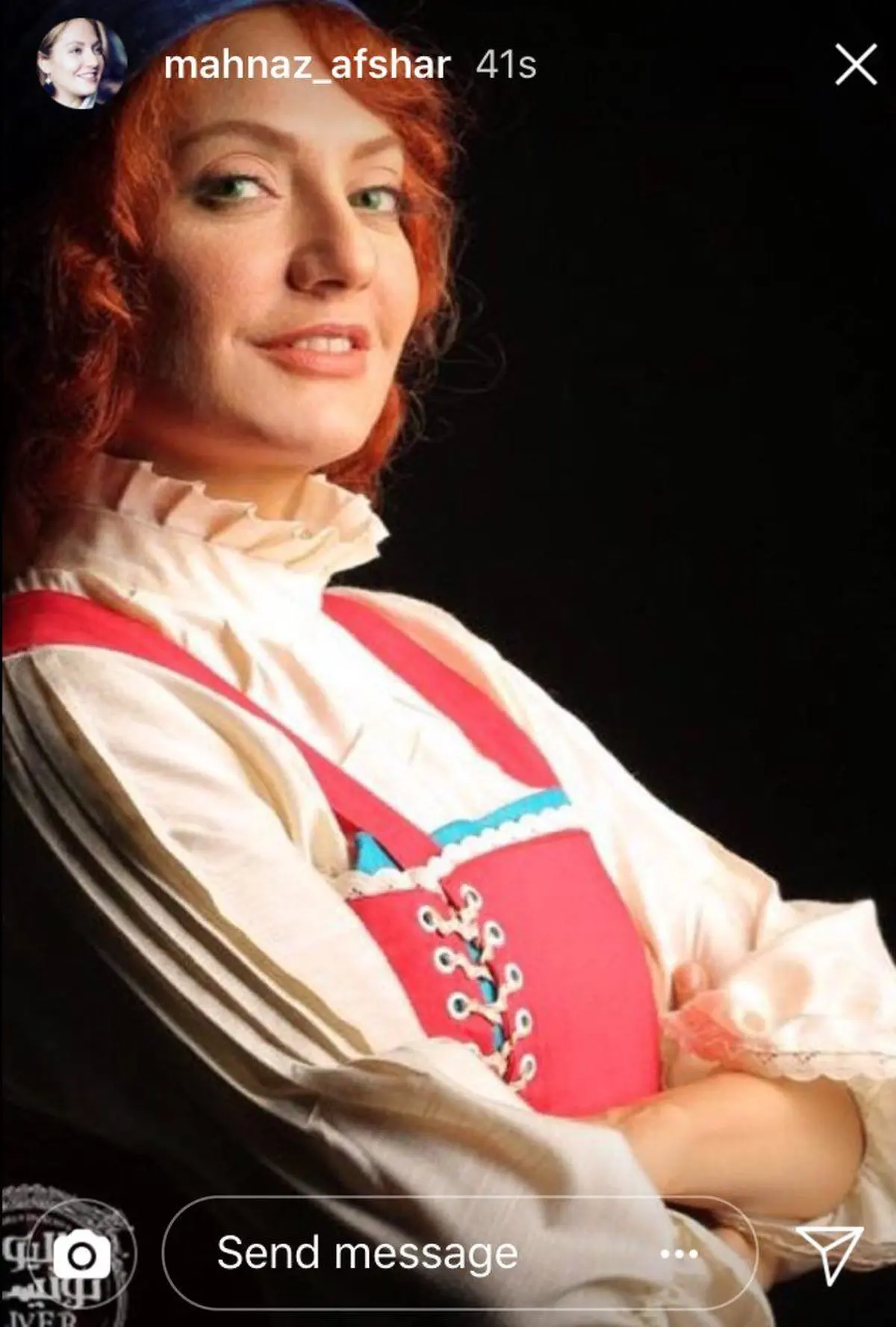 تصویری از گریم جالب مهناز افشار در اولیورتوئیست