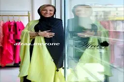 مانتوی خاص بر تن مرجانه گلچین + عکس
