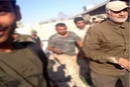 سردار سلیمانی در فلوجه/ عکس