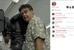 ژست خاص اکبر عبدی / عکس