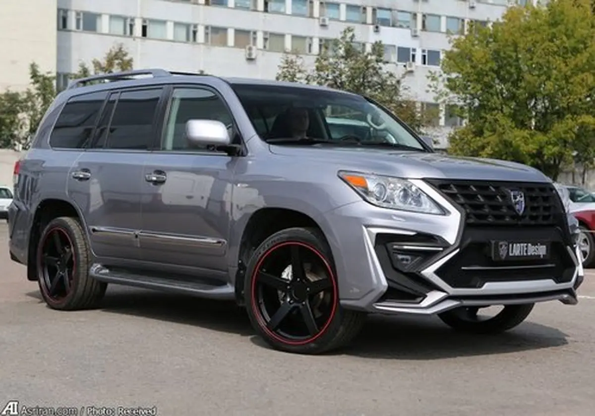 ماشین زیبای لارت تسلا LX570/تصاویر