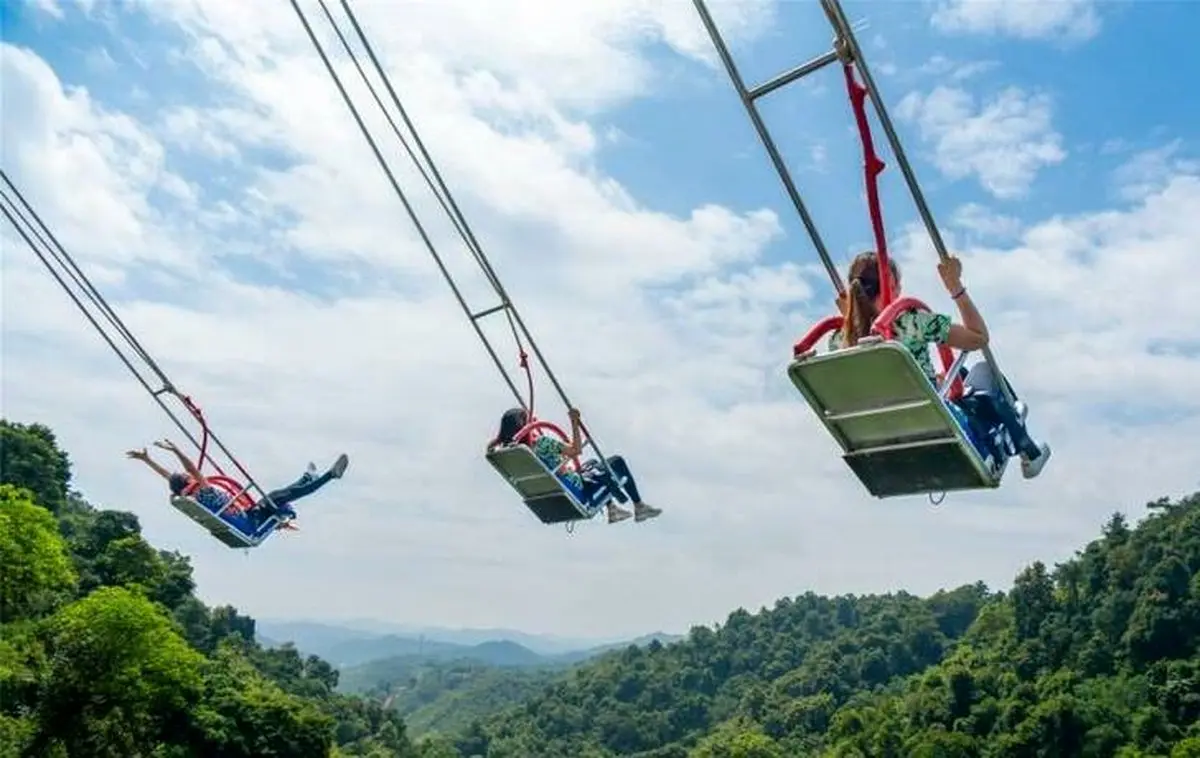 هیجان انگیزترین تاب دنیا /عکس