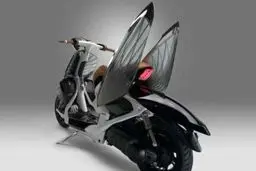 موتور سیکلت بالدار رونمایی شد/ تصاویر