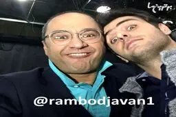 سلفی جالب رامبد جوان و علی ضیا/ عکس