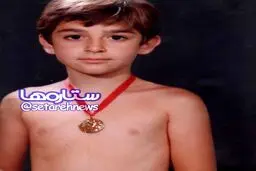 محمدرضا گلزار وقتى كودك بود!/عکس