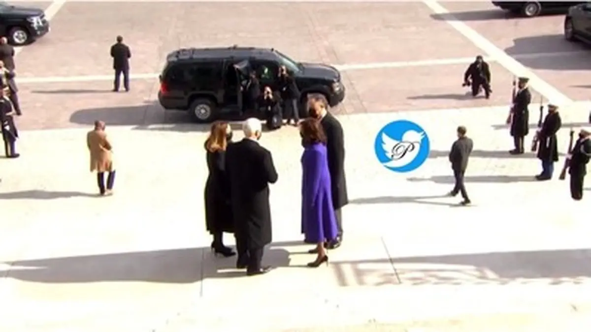 فیلم و تصاویر جالب از جابجایی قدرت در آمریکا