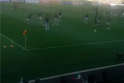 فضای ورزشگاه مستطیل ایرانی شد/ حضور 10 هزار هوادار + عکس