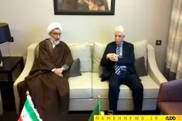 دیدار حجت الاسلام پورمحمدی و وزیر دادگستری الجزایر/ تصاویر