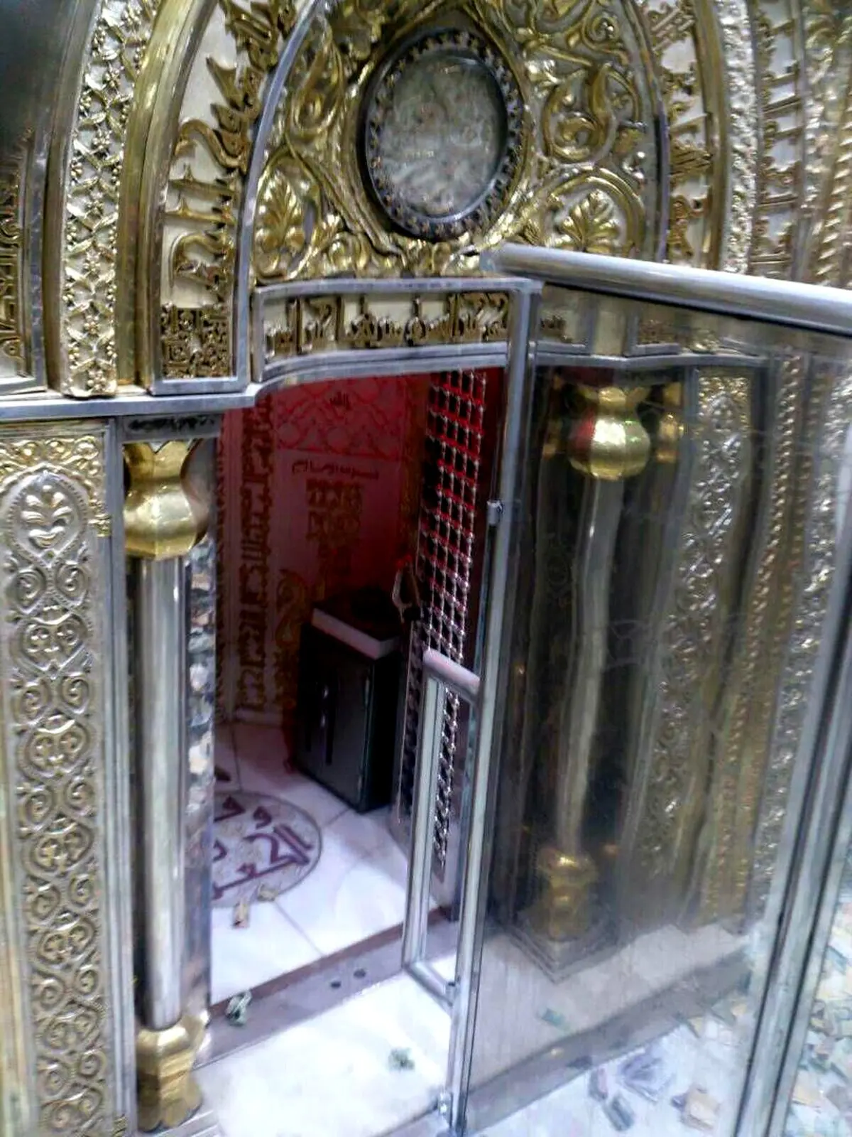 عکس: تصویری از محراب مسجد کوفه، محل ضربت خوردن حضرت امام علی (ع)