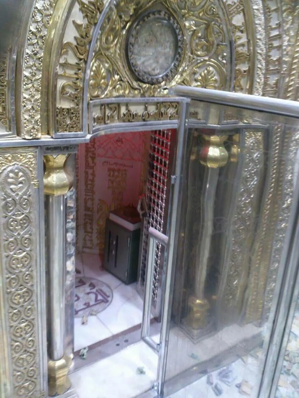 عکس: تصویری از محراب مسجد کوفه، محل ضربت خوردن حضرت امام علی (ع)