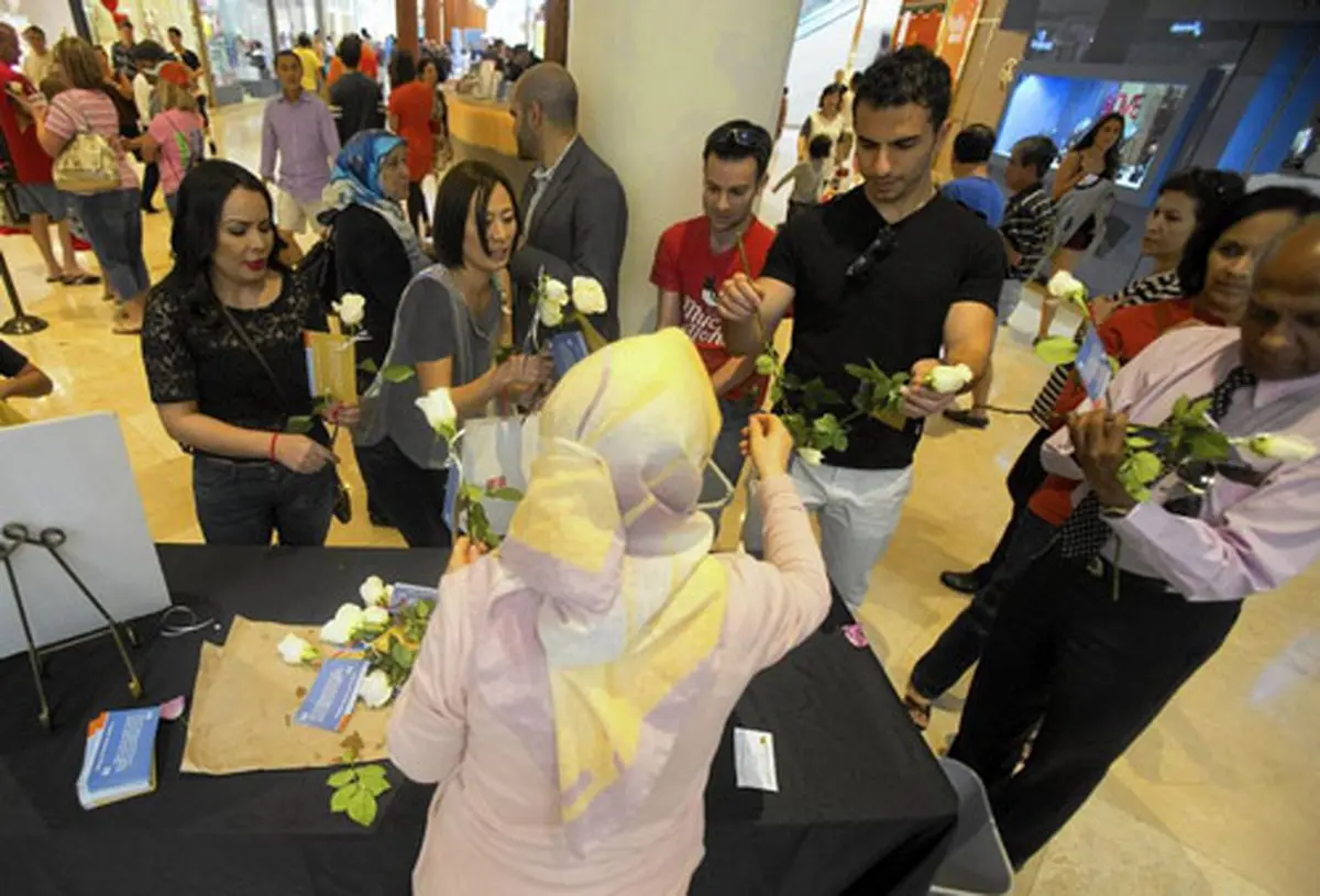 اقدام زیبای بانوان مسلمان در کالیفرنیا + تصاویر