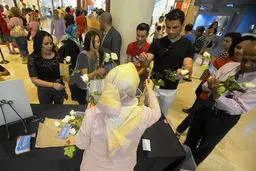 اقدام زیبای بانوان مسلمان در کالیفرنیا + تصاویر