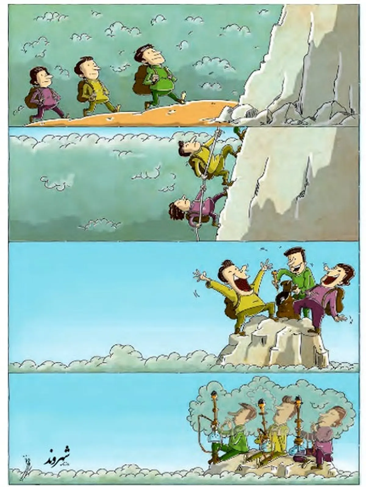 کاریکاتور/ شاهکار دیگری از ما ایرانی‌ها!