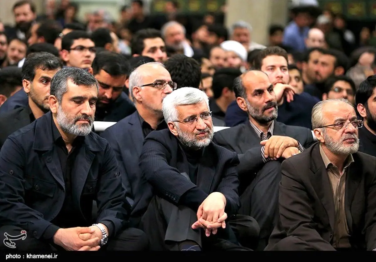 سعید جلیلی در مراسم عزاداری حسینیه امام خمینی(ره)/ عکس