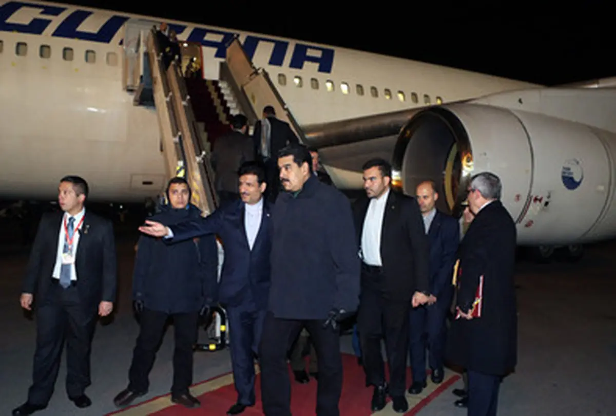 ورود رئیس جمهور ونزوئلا به تهران / تصاویر
