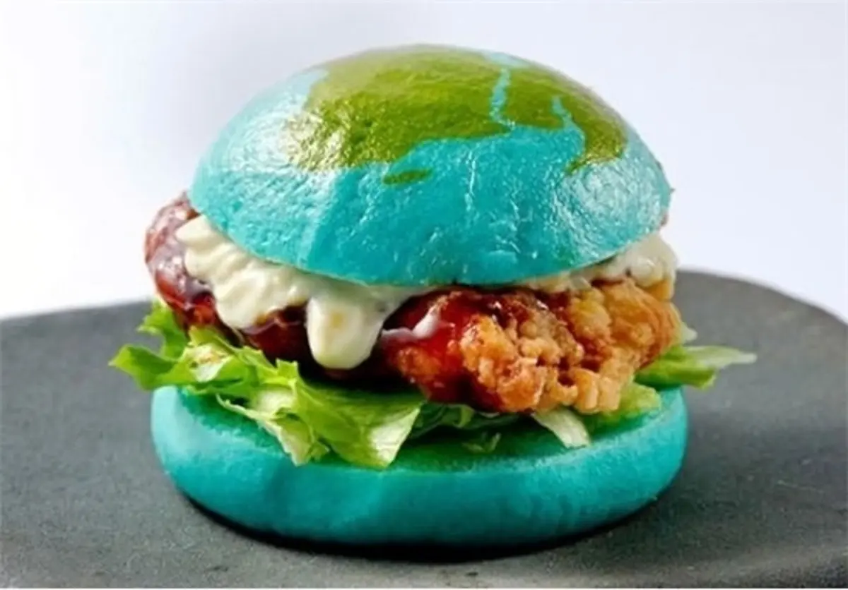 همبرگر چه رنگی می‌خواهید/عکس