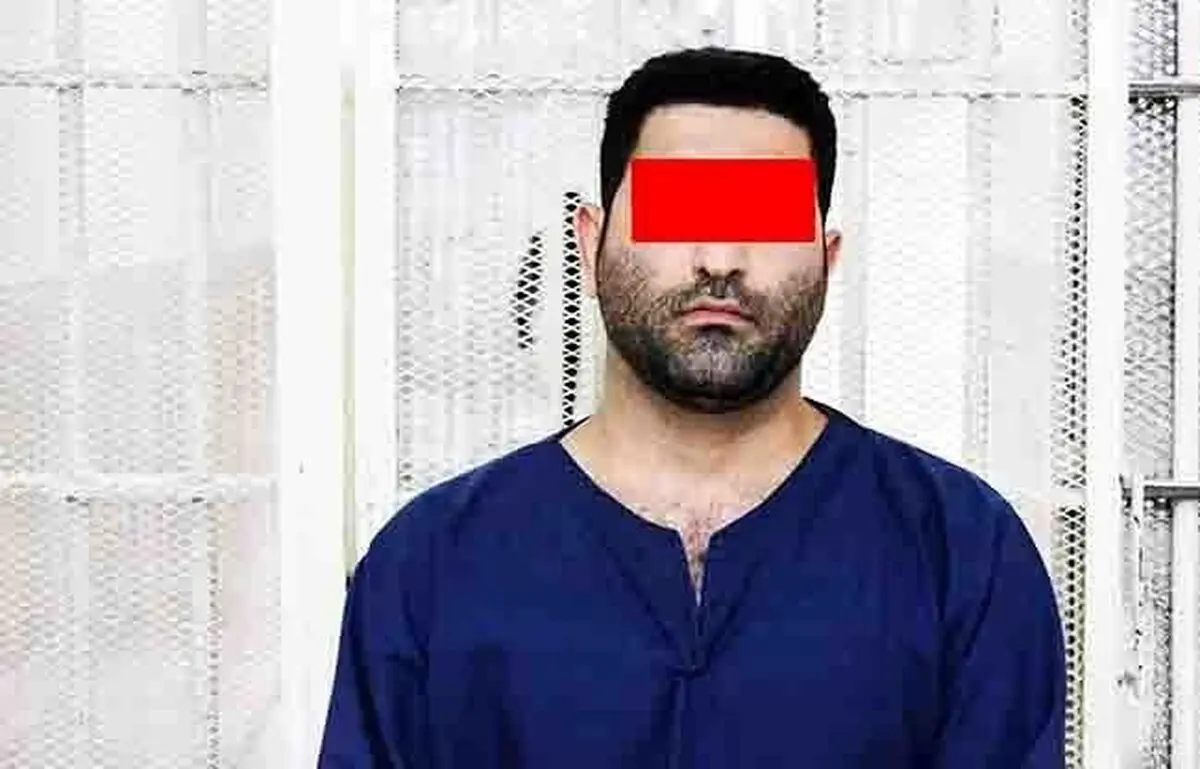اولین عکس از قاتل وحید مرادی در زندان