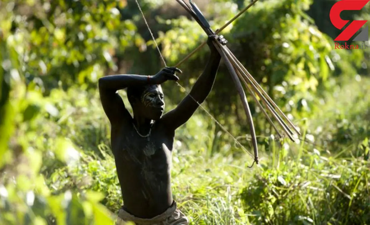 تصاویری عجیب و جالب از قبیله گم شده در اقیانوس هند