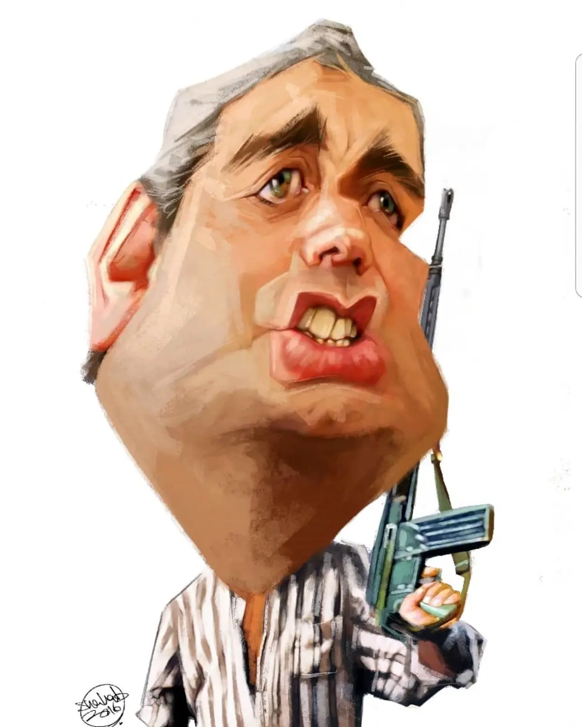 ابراهیم حاتمی‌کیا و اسلحه اش