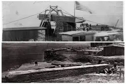 عكس: عملیات انتقال کتیبه خورشید از مصر به انگلستان