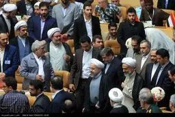 حضور رییس جمهور در سی و دومین دوره مسابقات بین المللی قرآن کریم /گزارش تصویری